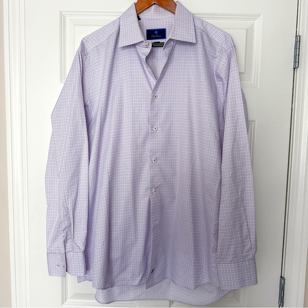 David Donahue Long Sleeve Button Down Shirt